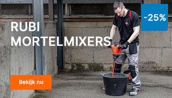 Rubi mortelmixers -25%